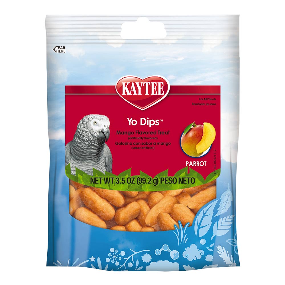 Kaytee Yo Dips Mango Flavored Treats for Large Hookbills