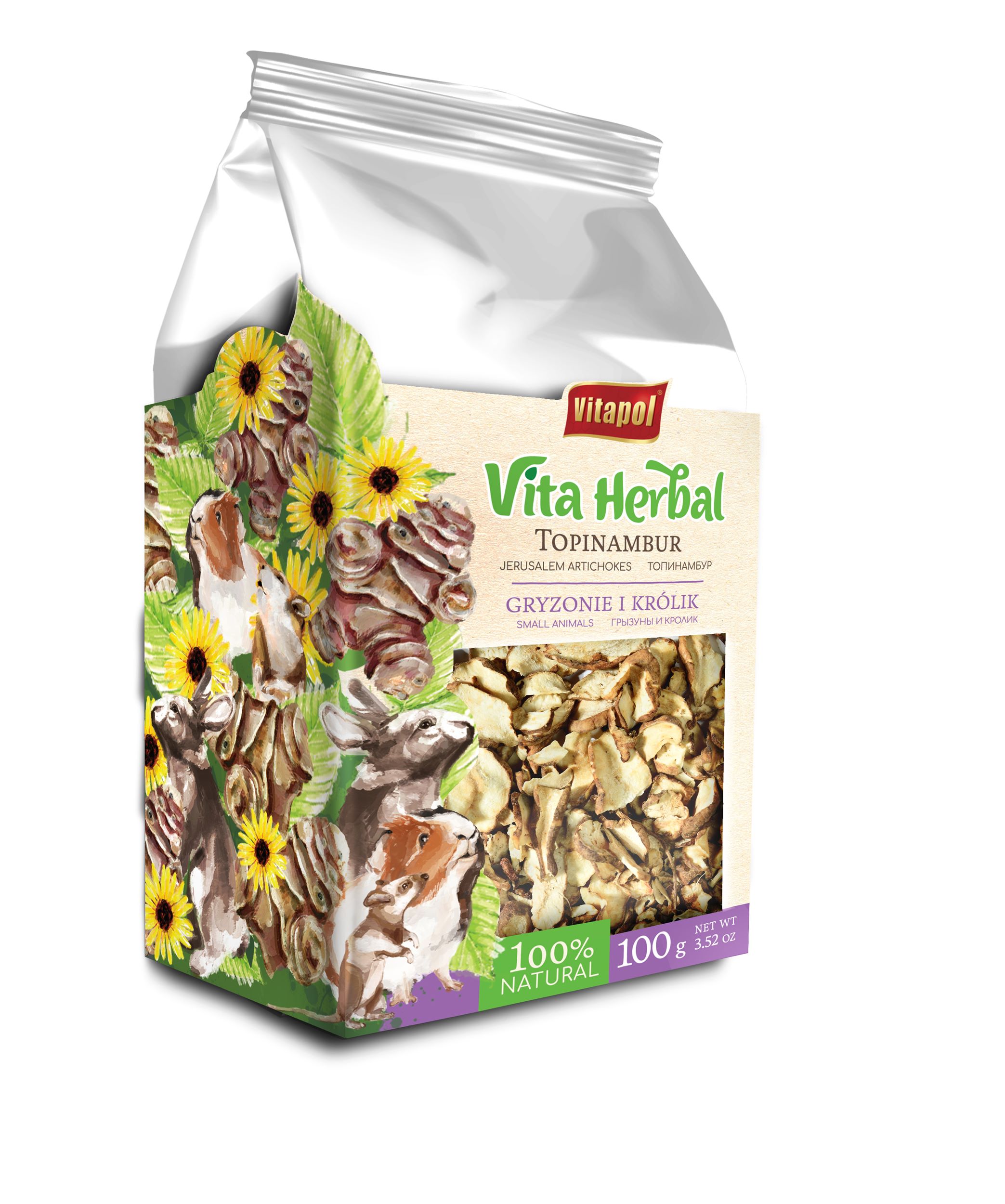 Vita Herbal dla gryzoni i królika,topinambur, 100g