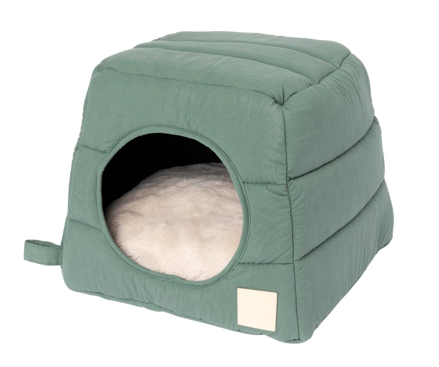 FuzzYard Life Cat Cubby - Myrtle Green