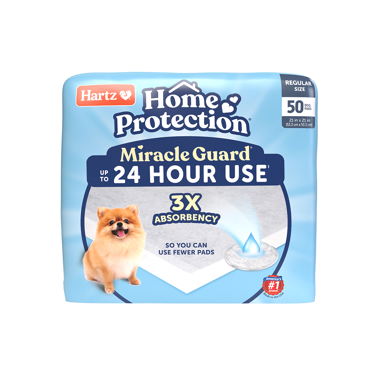 Hartz® Home Protection® Miracle Guard® Extra Absorbent Dog Pads 50 count