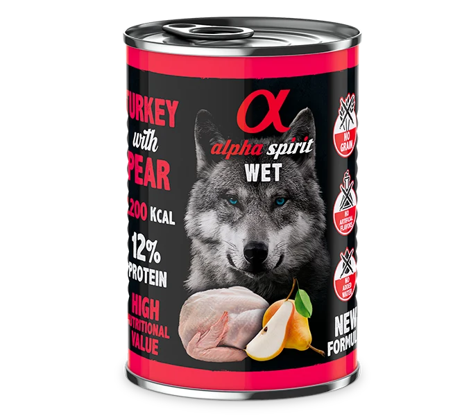 Paté de Pavo con Pera para Perros