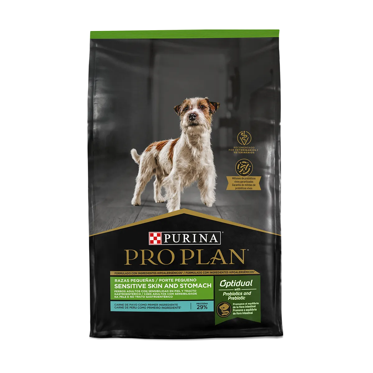 Pro Plan® sensitive skin and stomach razas pequeñas