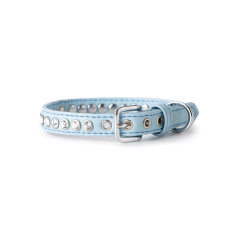 Amalfi Collar in Synthetic Fiber for Toy Pet Light Blue
