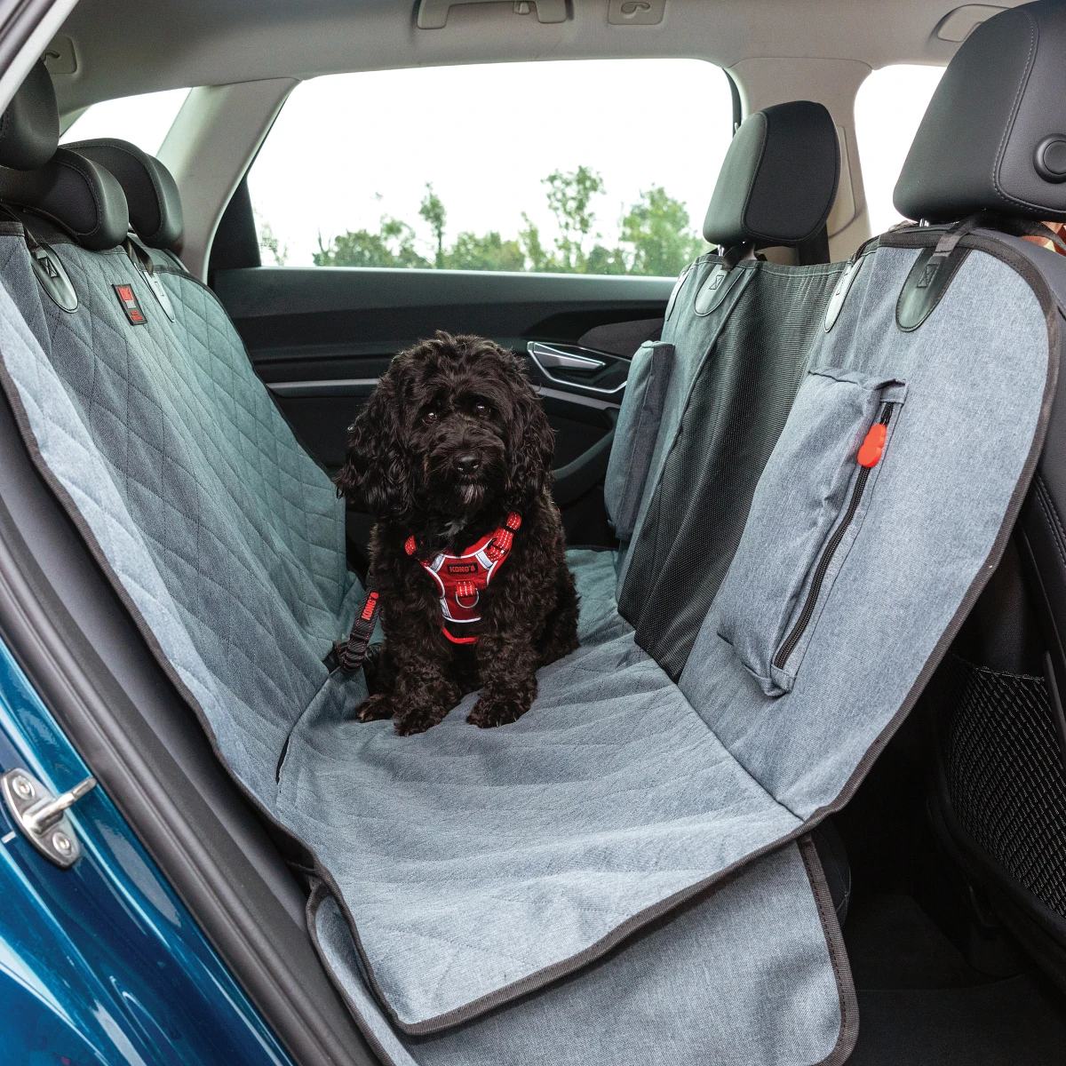 KONG 2-in-1 Bench Seat Cover & Hammock for Trucks para Perro