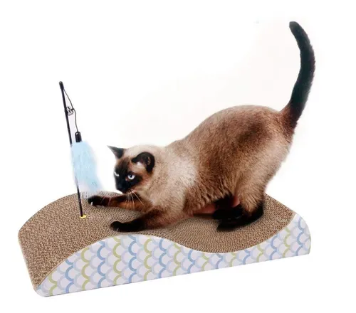 ARRANHADOR PARA GATO FORMATO PEIXE
