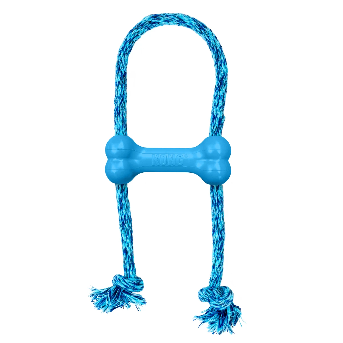KONG Goodie Bone w/ Rope Blue para Cachorro