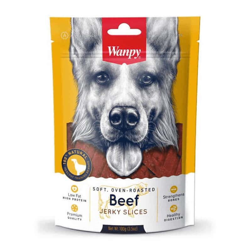 Soft Beef Jerky Slices for Dogs
