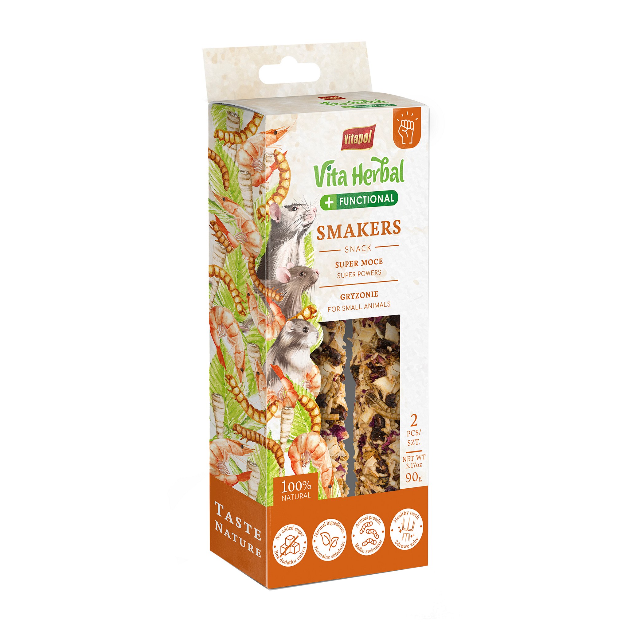 Vita Herbal Smakers Functional Super moce dla gryzoni