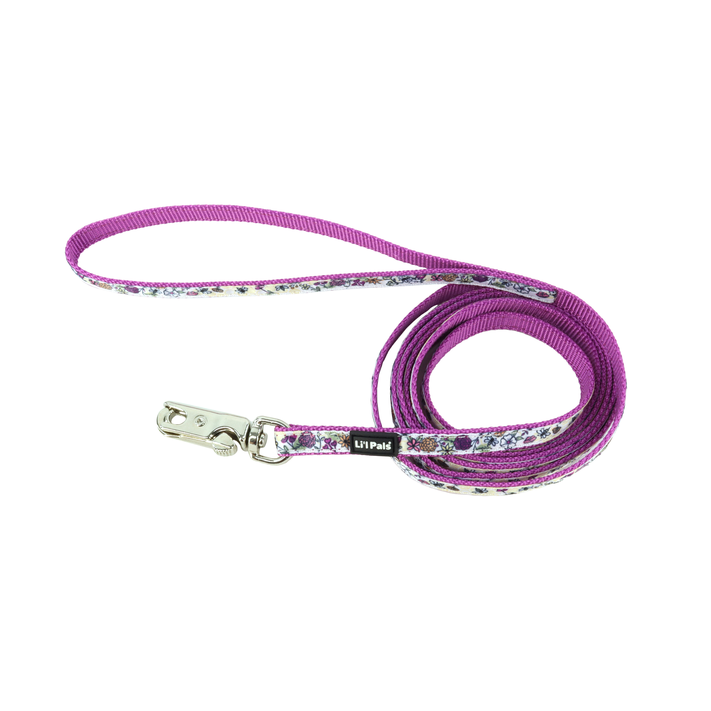 Li'l Pals by Coastal Charming Ribbon Overlay Dog Leash