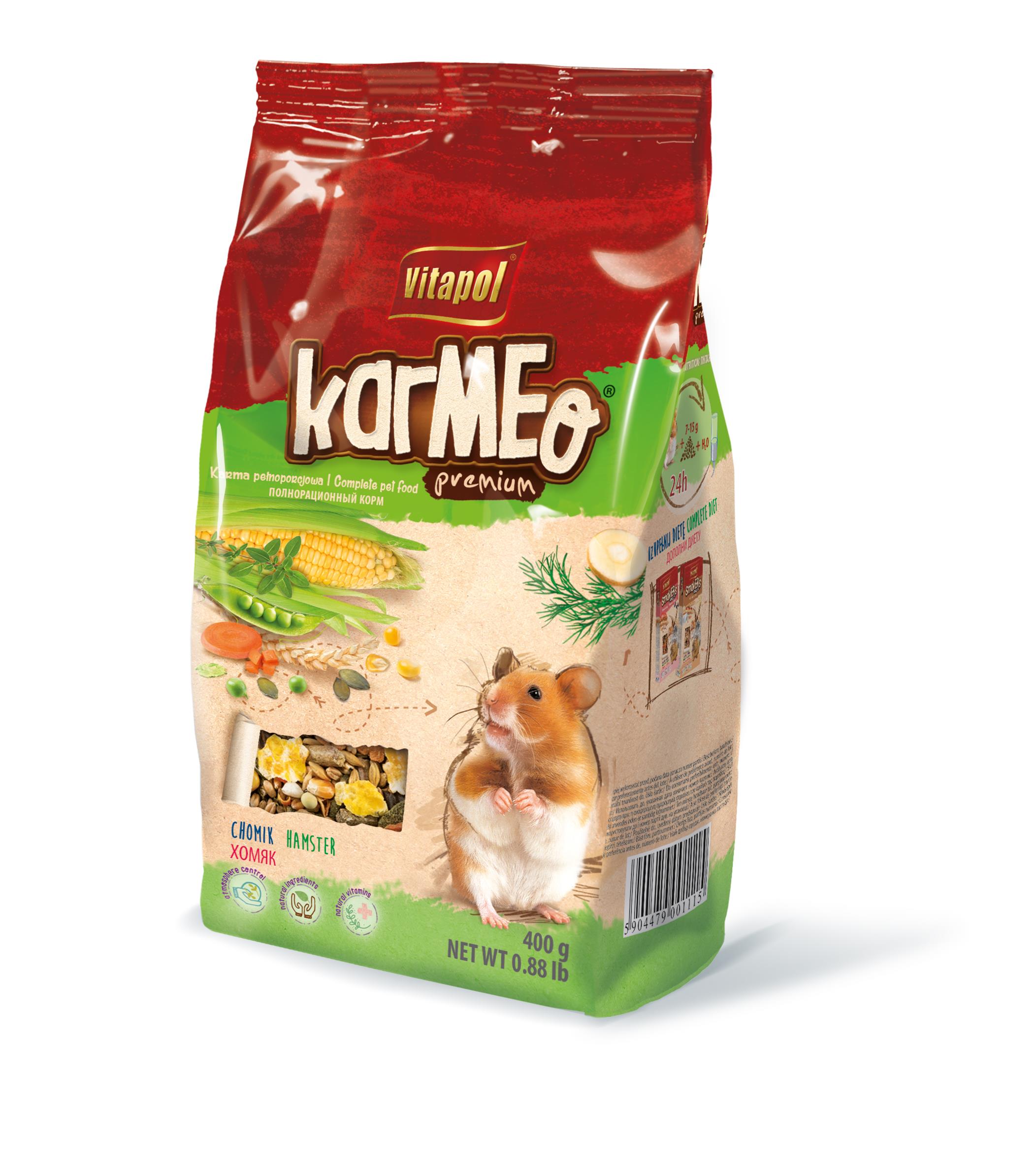 Karmeo Premium karma pełnoporcjowa dla chomika 400 g