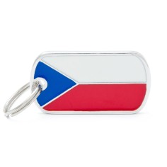 Flags Czech Republic ID Tag