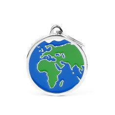 Charms Earth - Europe/Africa ID Tag