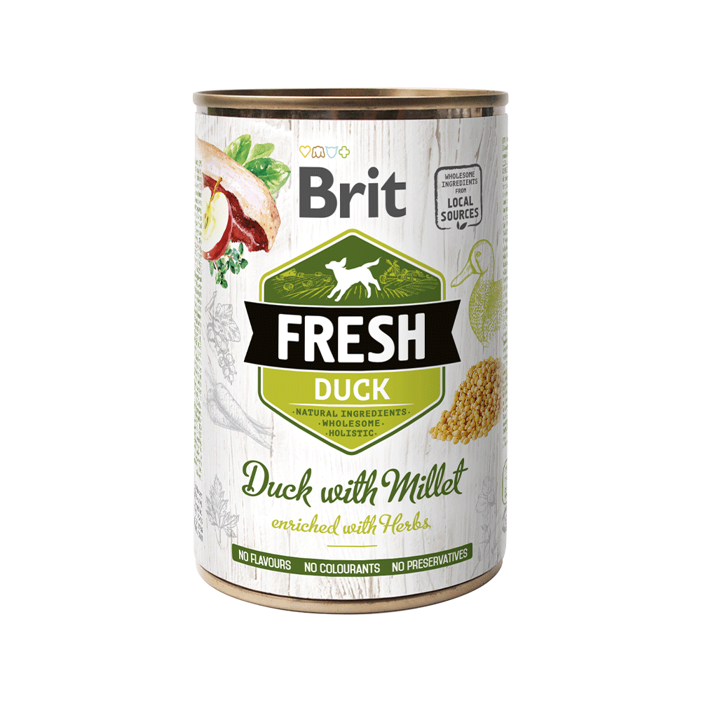 Brit Fresh Wet Food - Duck with Millet