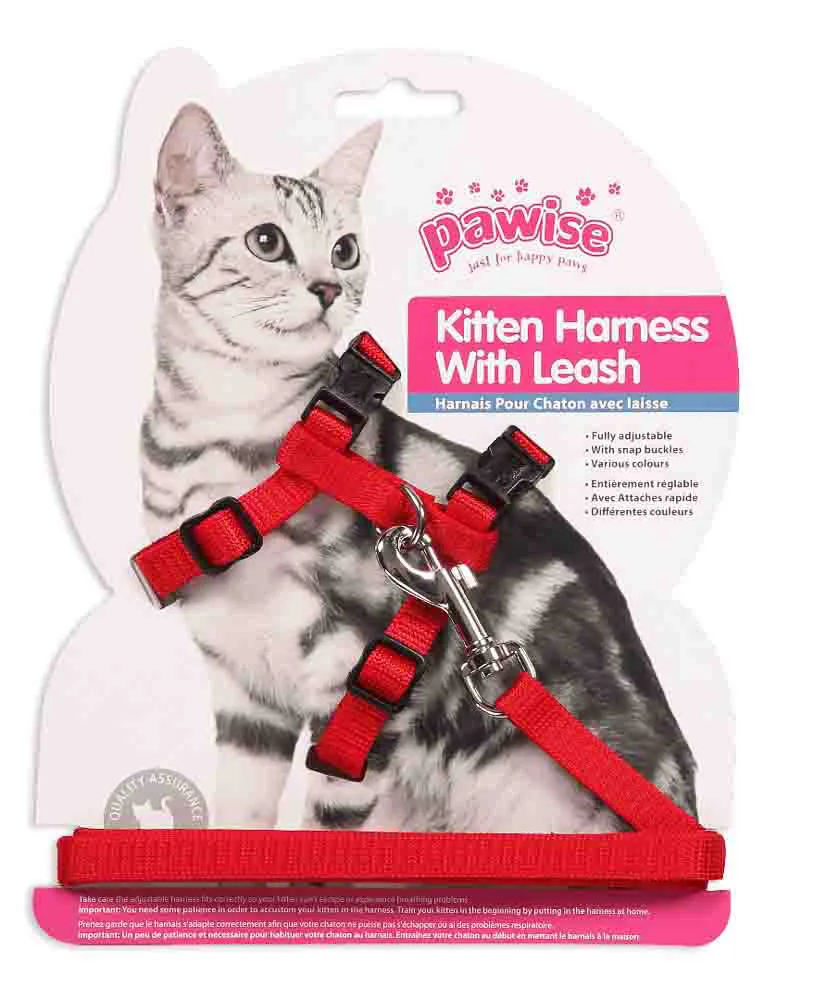PEITORAL PAWISE C GUIA PARA GATO TM