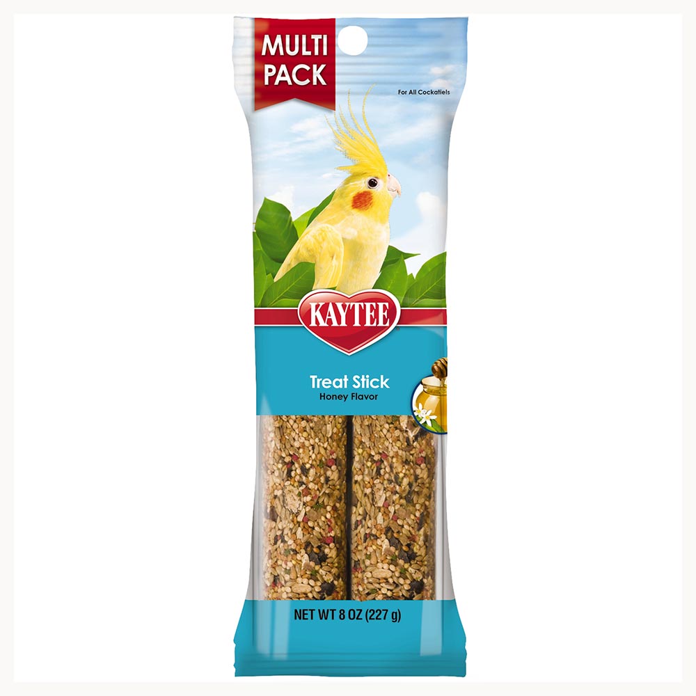 Kaytee Honey Treat Stick Multi-Pack for Cockatiels