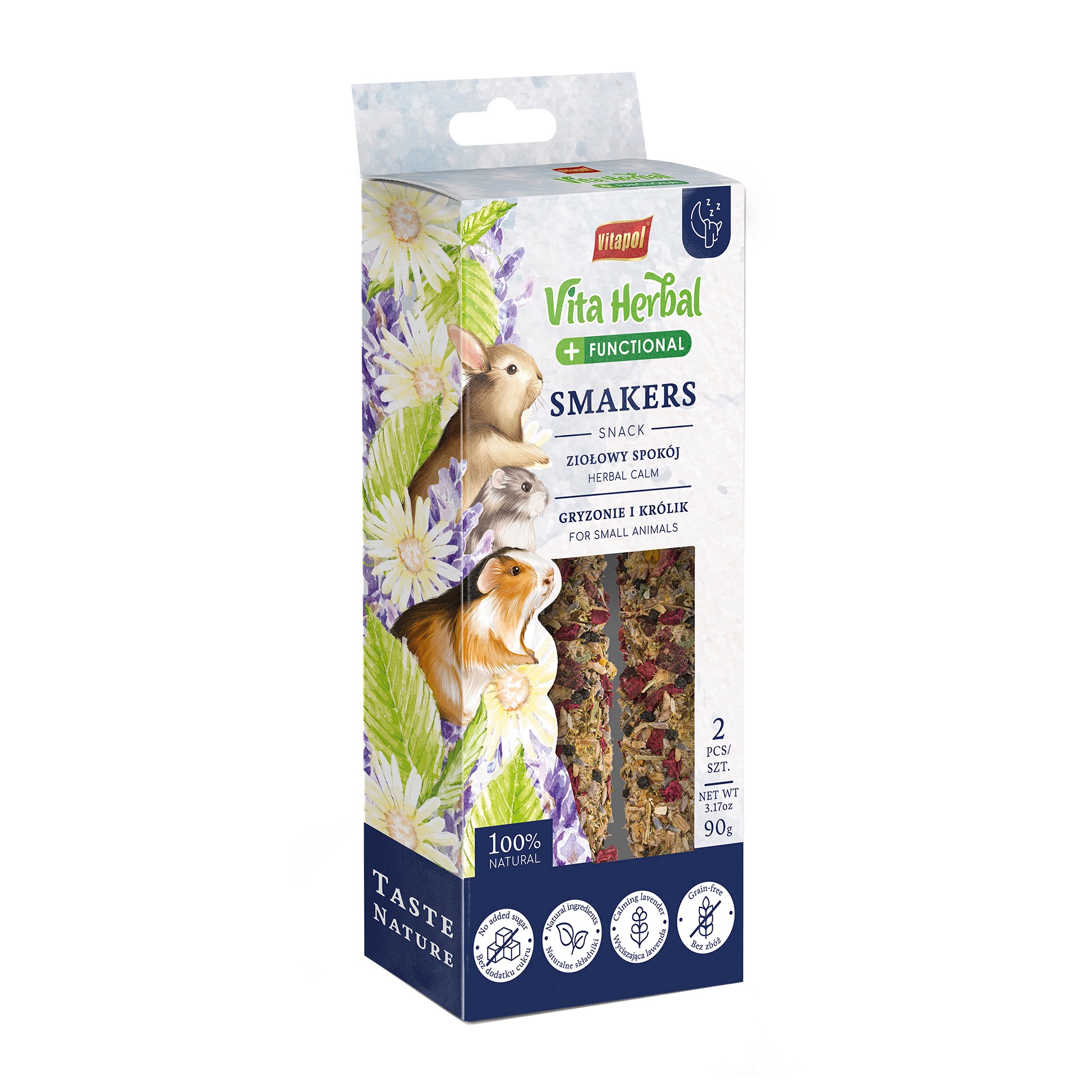Vita Herbal Smakers Functional Ziołowy Spokój dla gryzoni i królika