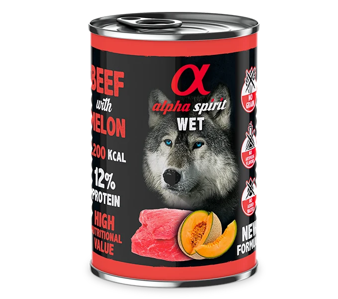 Paté de Ternera con Melón para Perros