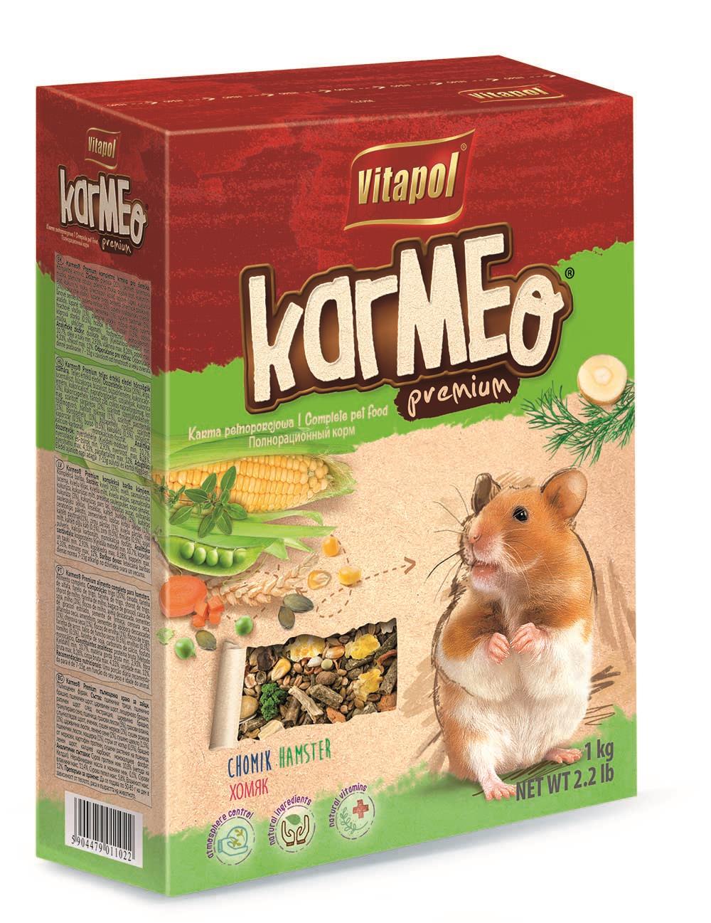 Karmeo Premium karma pełnoporcjowa dla chomika 1 kg