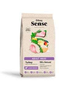 Dibaq Sense Low Grain Pavo Adulto Maxi