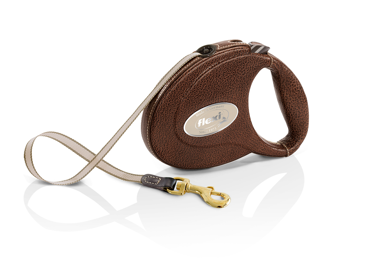 flexi Leather M Gurt 5 m
