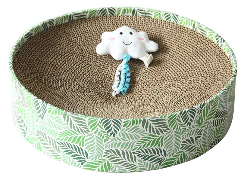 CAMA LOUNGE PARA GATOS COM BRINQUEDO