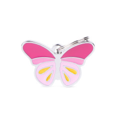 Charms Butterfly ID Tag