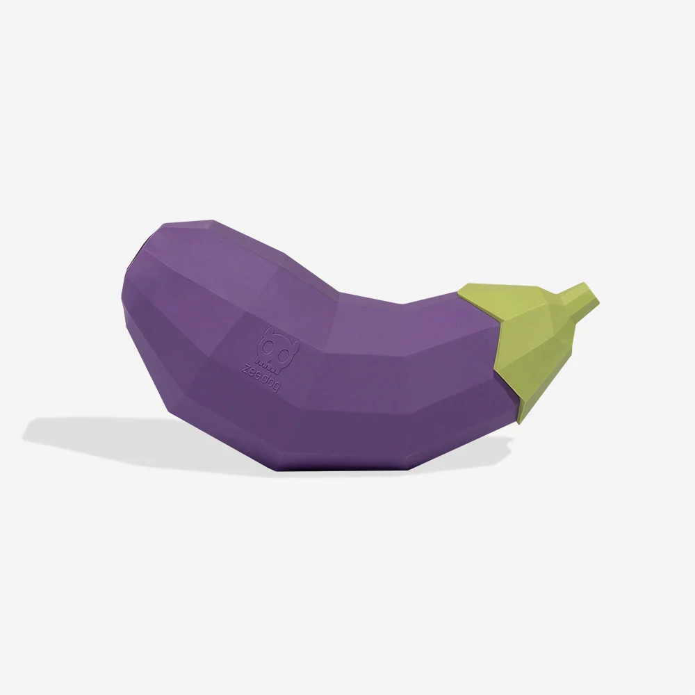 Eggplant | Treat Dispensing Dog Toy