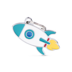 Charms Rocket ID Tag
