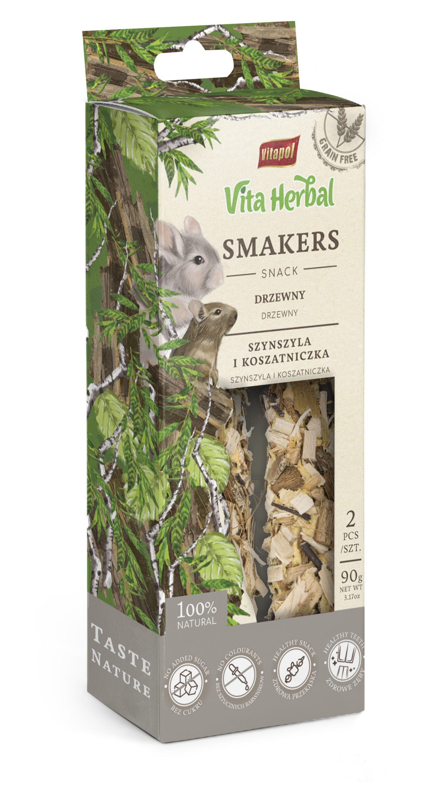 Vita Herbal Smakers drzewny dla szynszyli i koszatniczki
