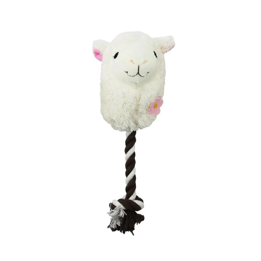 BRINQUEDO DE PELÚCIA LHAMA COM CORDA