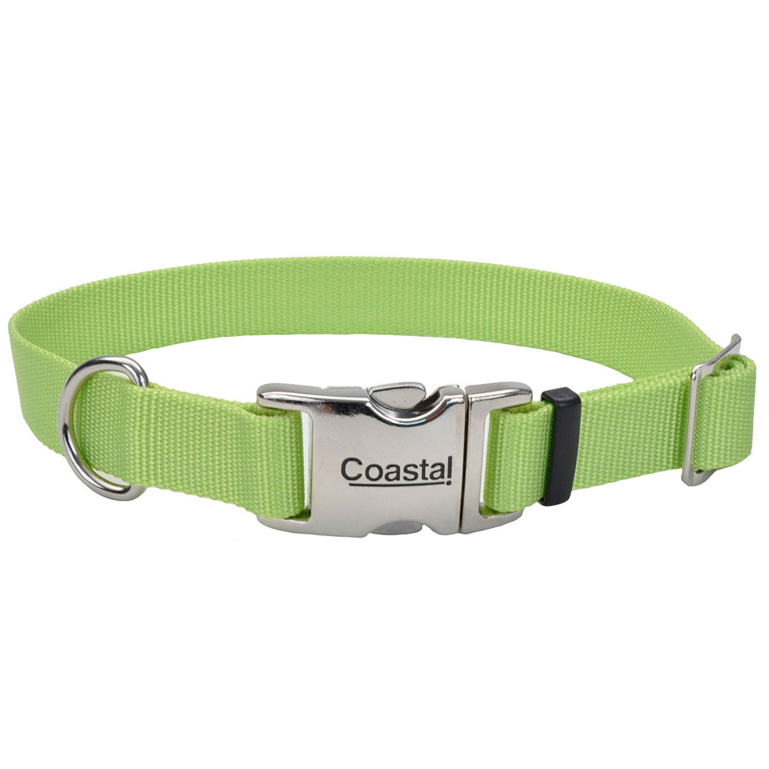 Coastal Adjustable Dog Collar with Metal Buckle