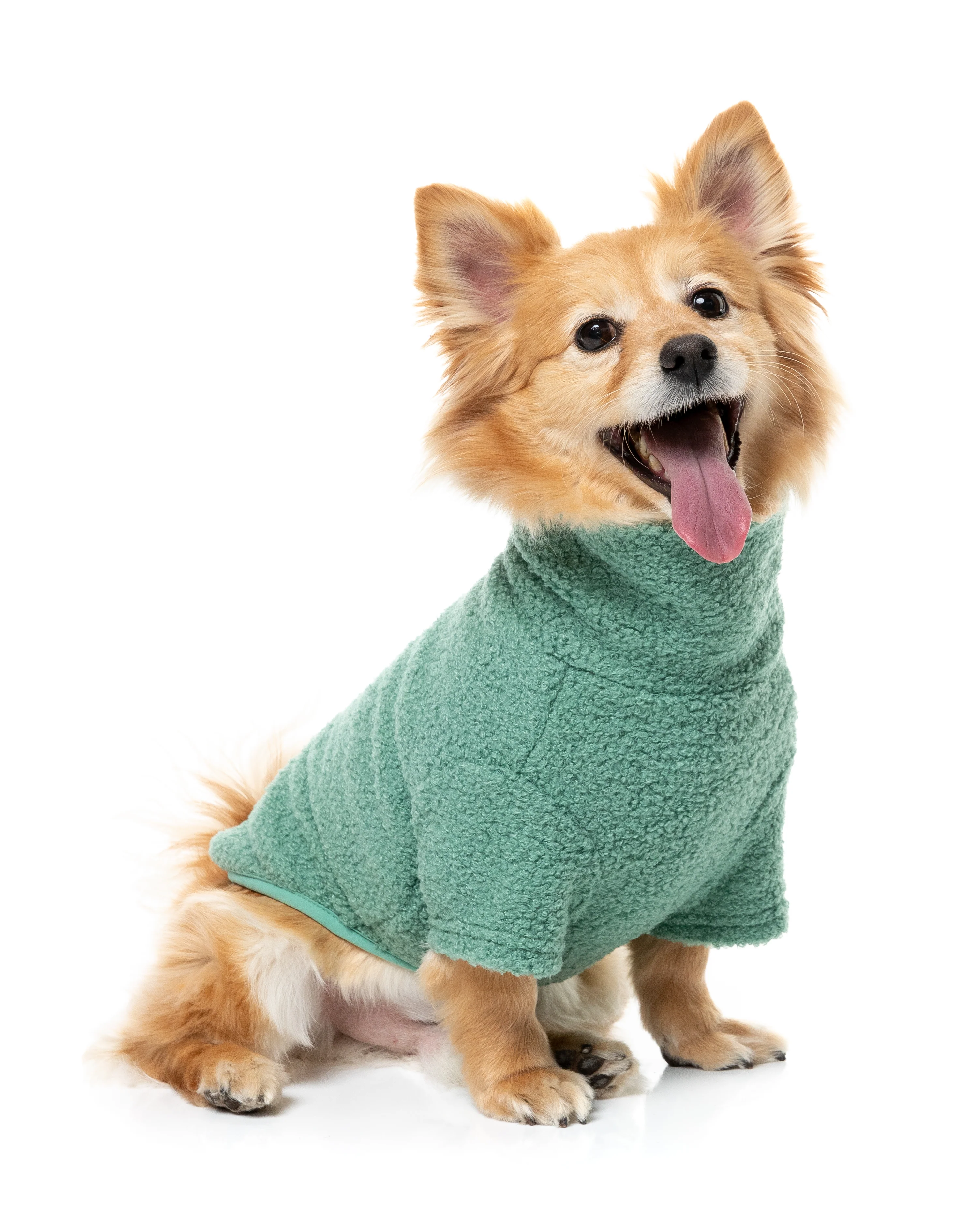 FuzzYard Life Boucle Sweater - Myrtle Green