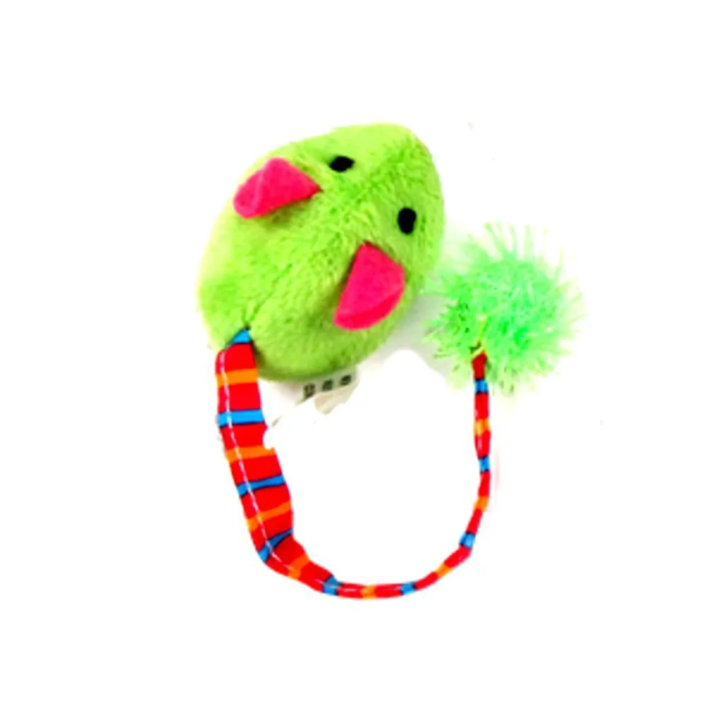 RATO C/ RABO FELPUDO (CATNIP) (AZ/VD/RS)