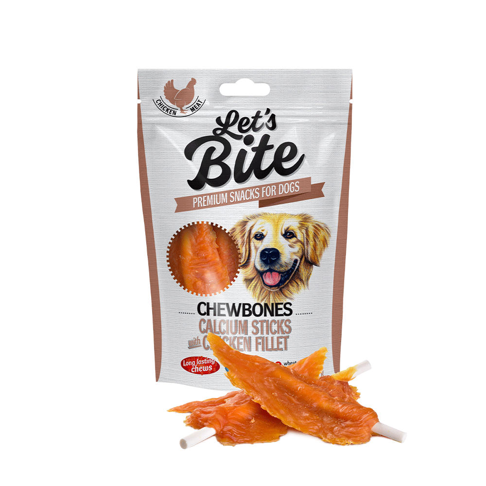 Brit Let's Bite Chewbones Calcium Sticks with Chicken Fillet