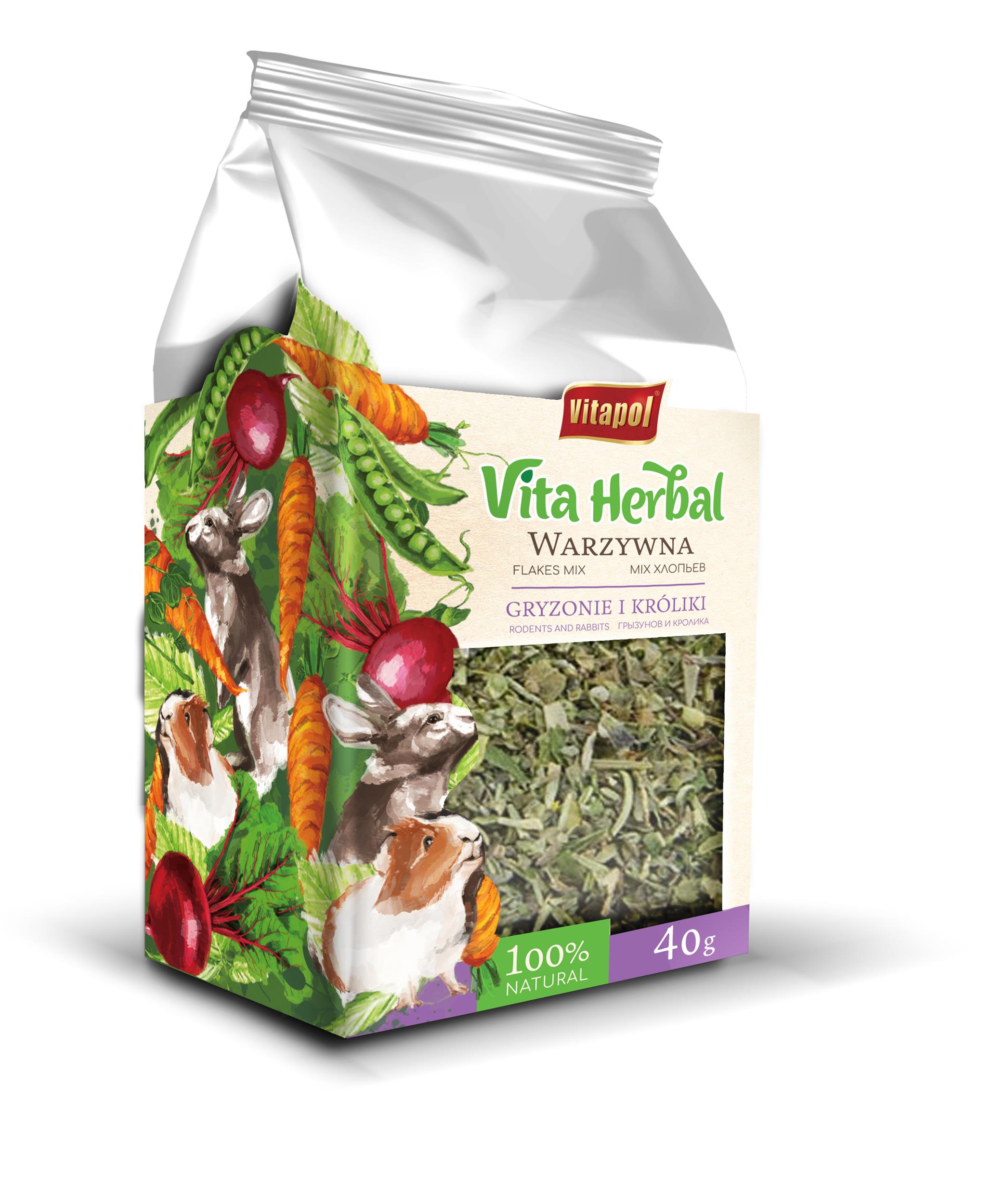 Vita Herbal warzywna grządka dla gryzoni i królika 100 g
