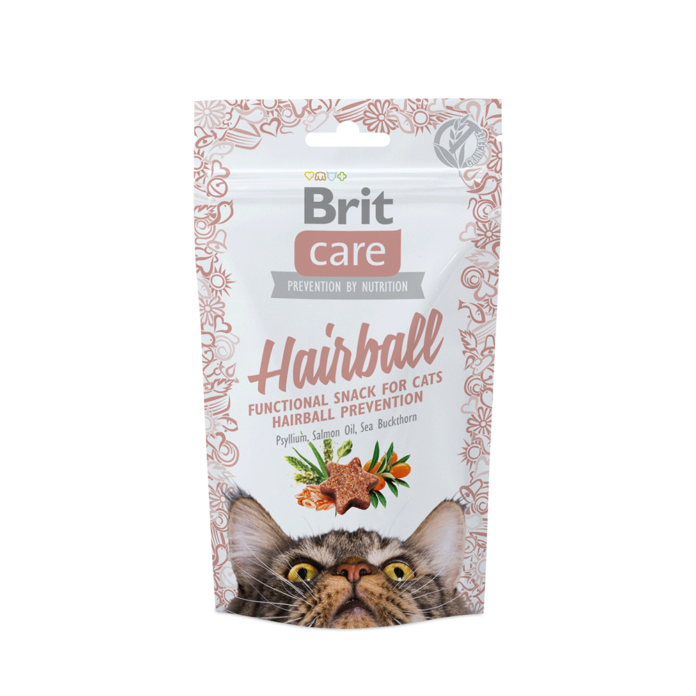Brit Care Cat Snack Functional - Hairball