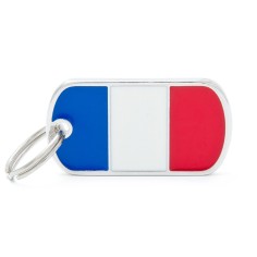 Flags France ID Tag