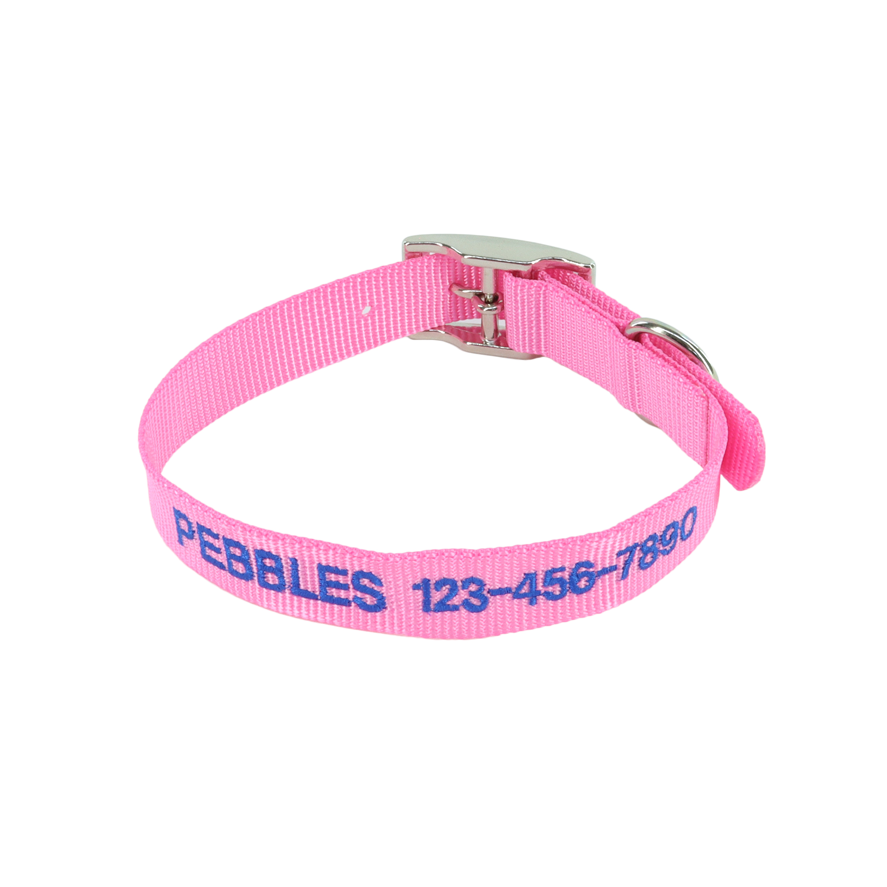 Coastal Single-Ply Dog Collar - Personalized