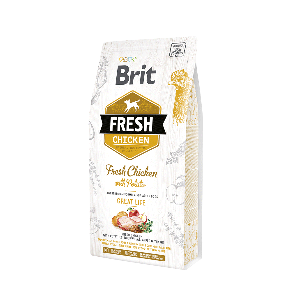 Brit Fresh Chicken with Potato - Adult