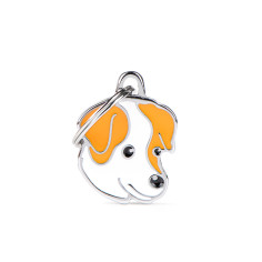 Friends White and Brown Jack Russell ID Tag