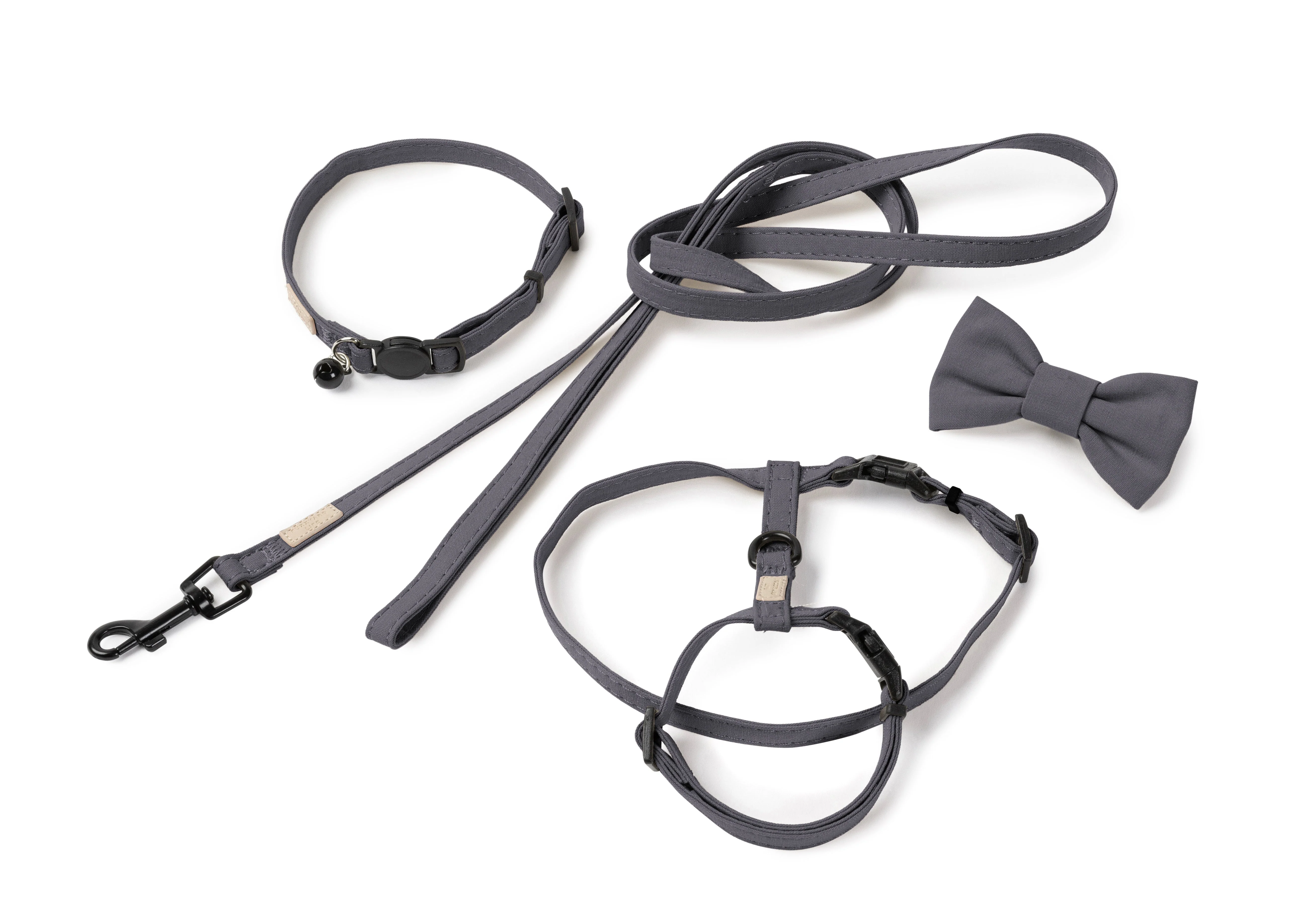 FuzzYard Life Cat Walking Set - Slate Grey