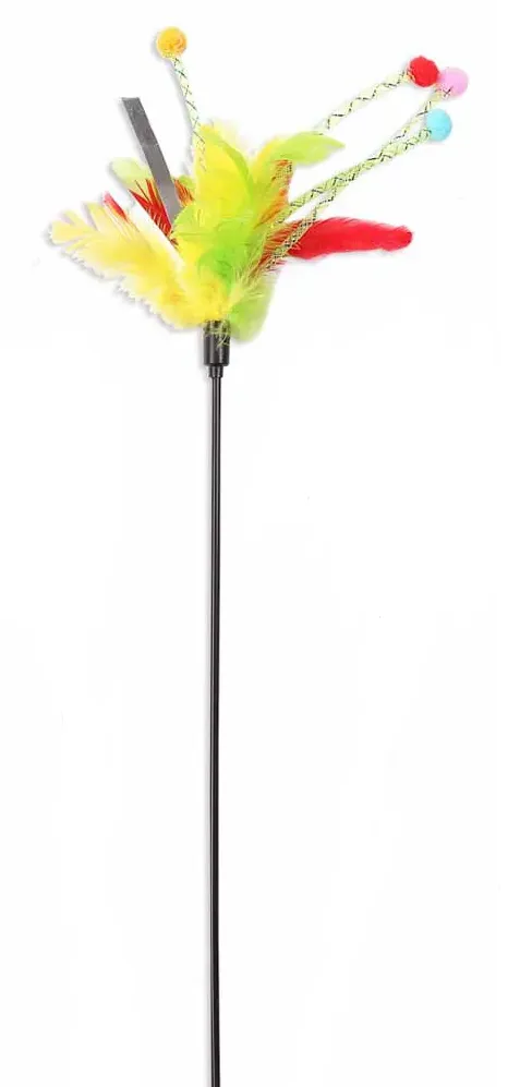BRINQ PAWISE VARINHA C PLUMAS