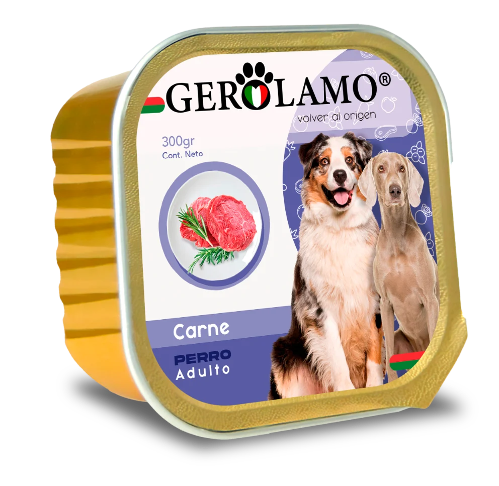 Gerolamo paté perro adulto carne