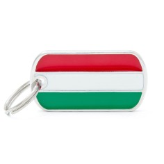Flags Hungary ID Tag