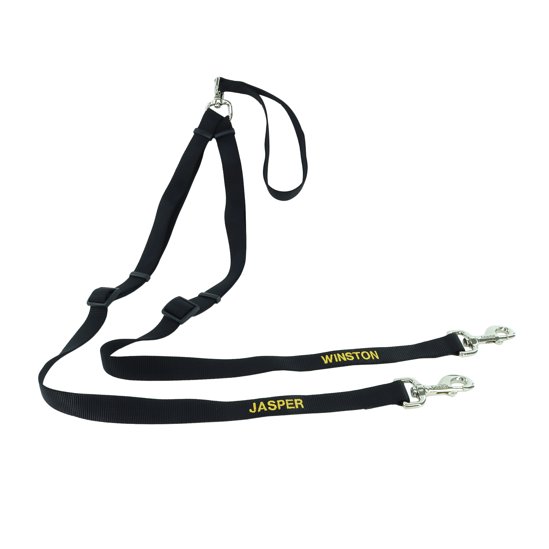 Coastal 2 Dog Walker Tangle-Free Adjustable Leash - Personalized