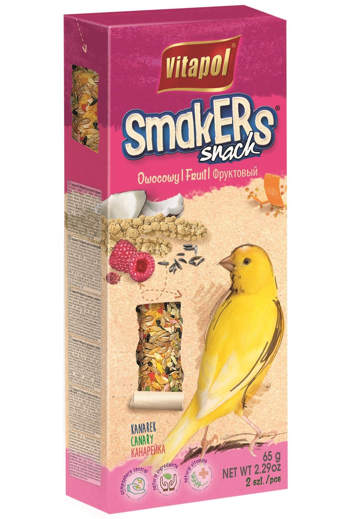 Smakers Snack owocowy dla kanarka 2 szt.