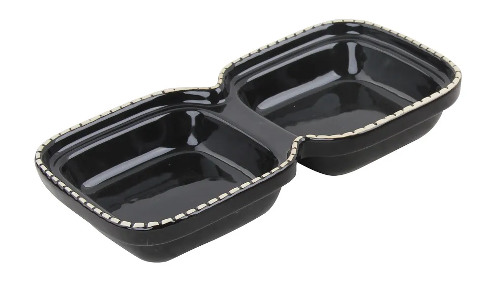 TIGELA DUPLA 2X 250 ML - PRETO