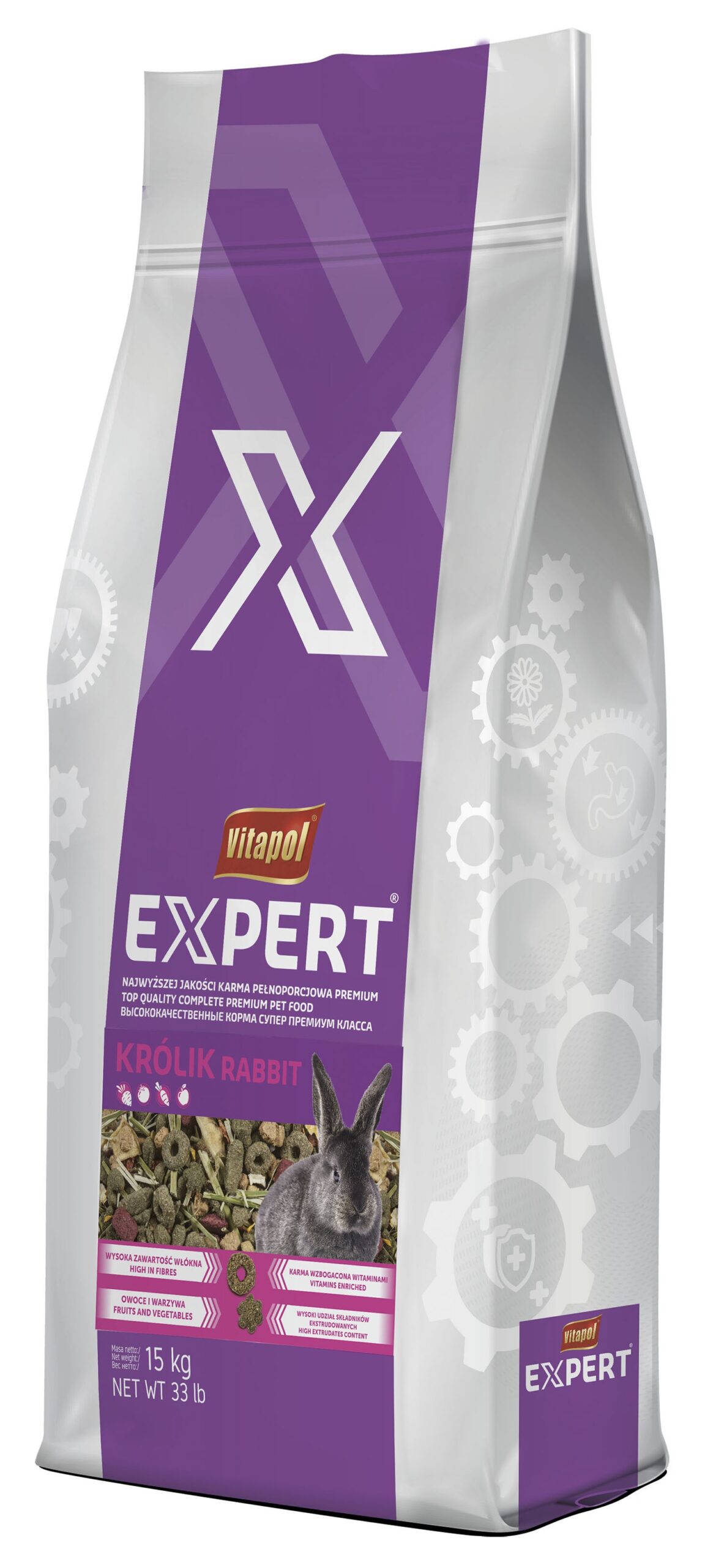 Expert premium karma pełnoporcjowa dla królika 15kg