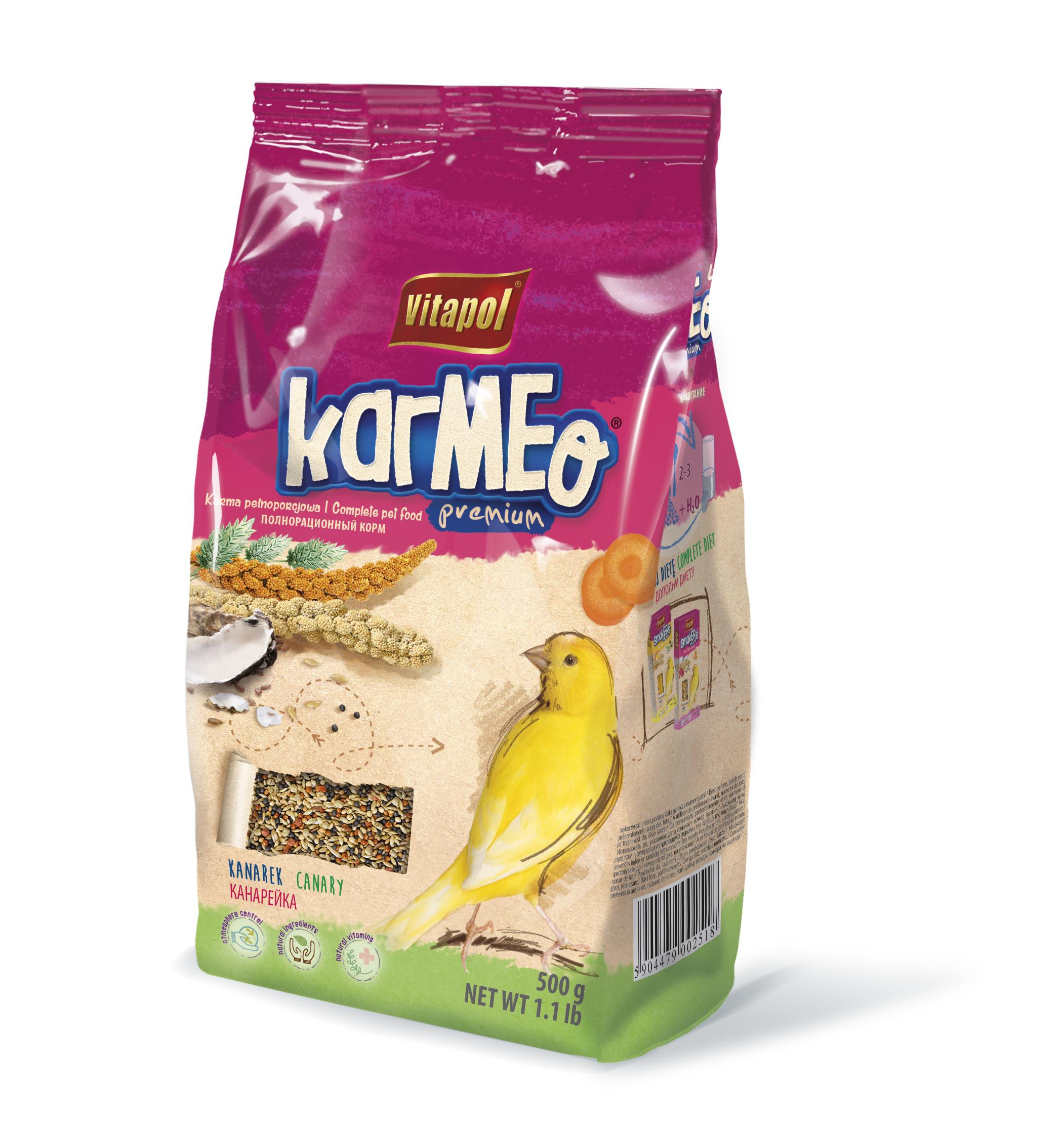 Karmeo pokarm pełnoporcjowy dla kanarka 500 g