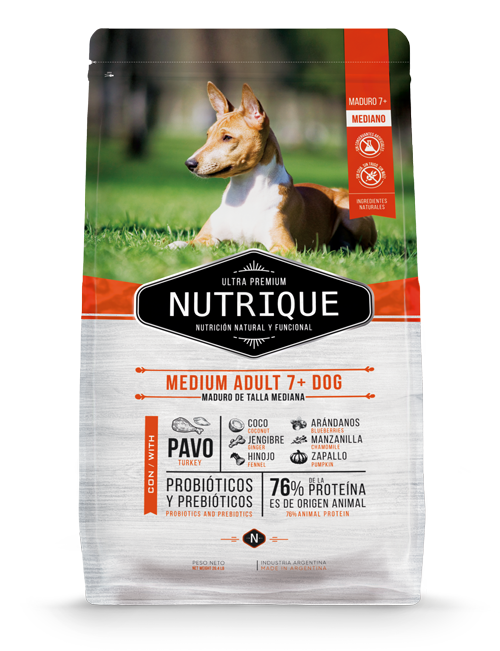 Nutrique Medium Adult 7+ Dog